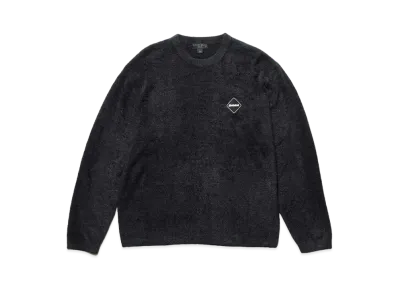 F.C.Real Bristol Barefoot Dreams Pile Crewneck Top "Black"