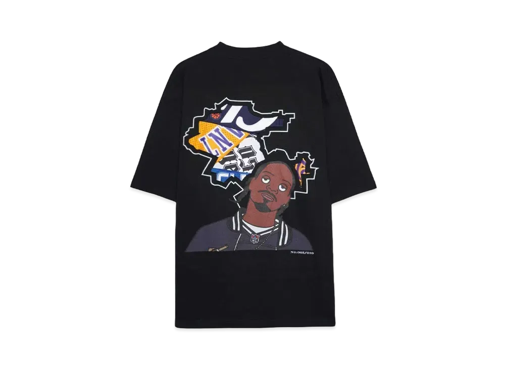 RISA x CIVIATELIER LOS ANGELES DOGGY TEE -005/010- "BLACK"