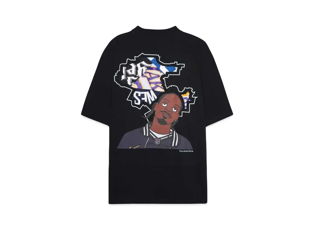 RISA x CIVIATELIER LOS ANGELES DOGGY TEE -010/010- "BLACK"