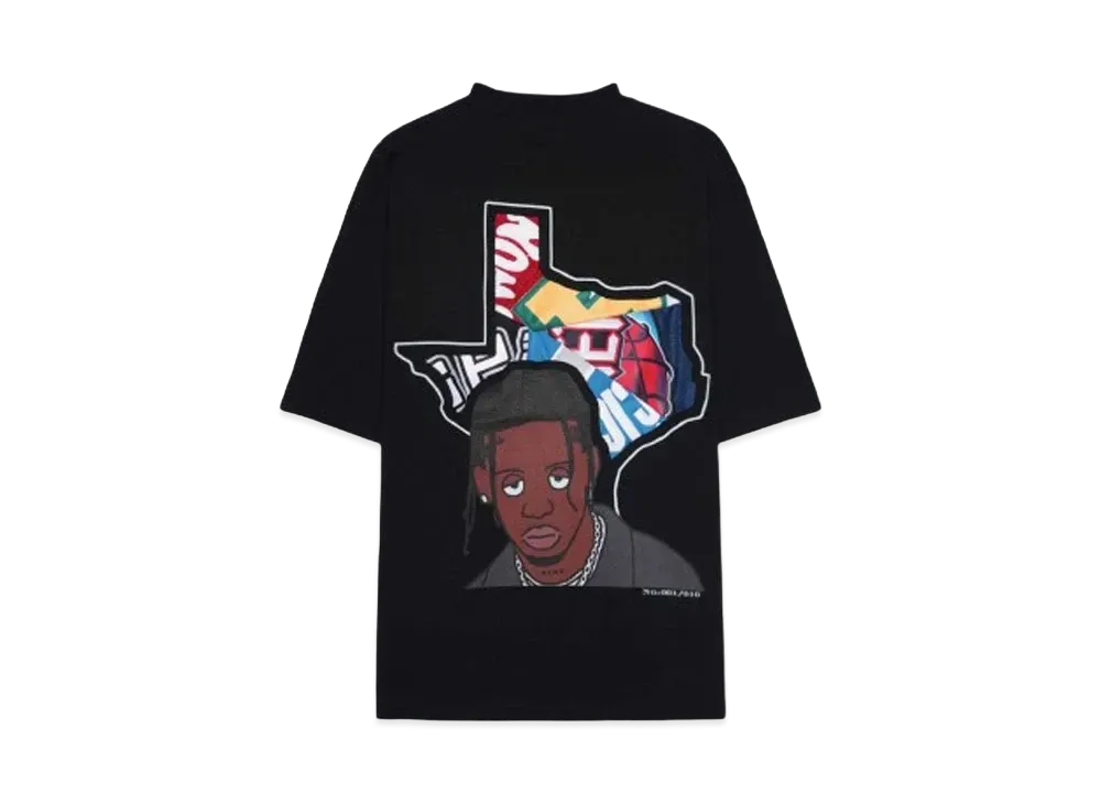 RISA x CIVIATELIER TEXAS LA FLAME TEE -001/010- "BLACK"