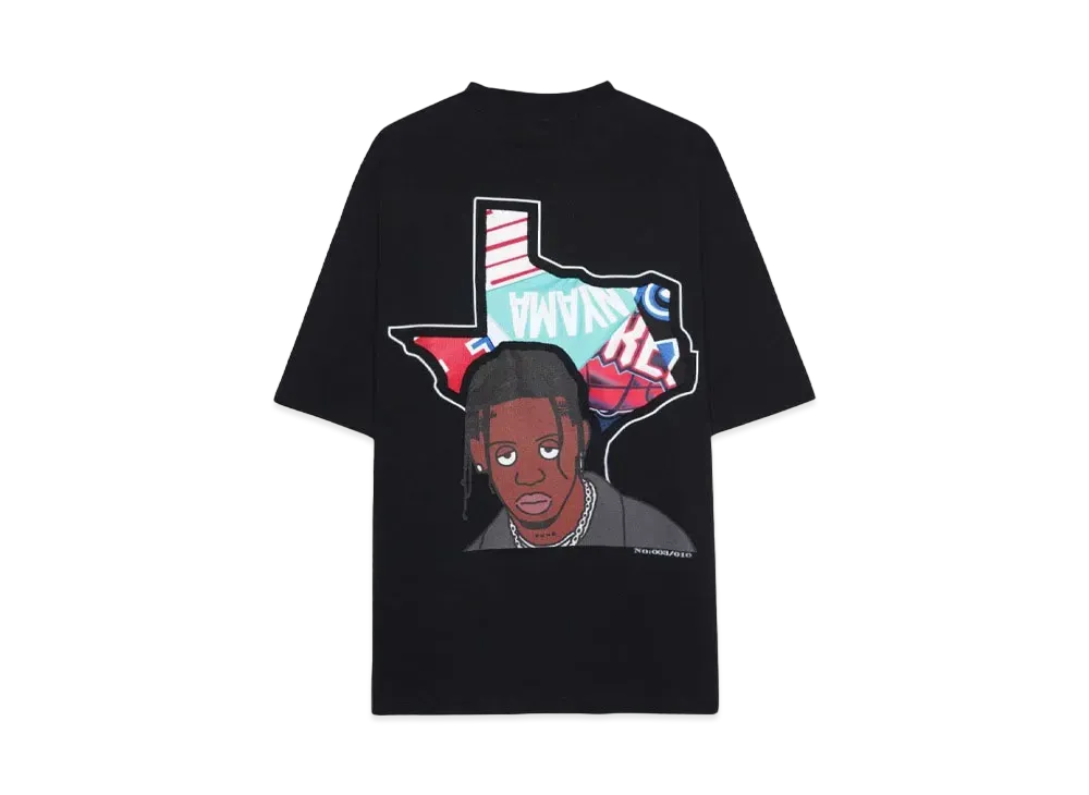 RISA x CIVIATELIER TEXAS LA FLAME TEE -003/010- "BLACK"