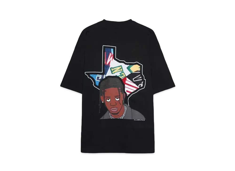 RISA x CIVIATELIER TEXAS LA FLAME TEE -005/010- "BLACK"