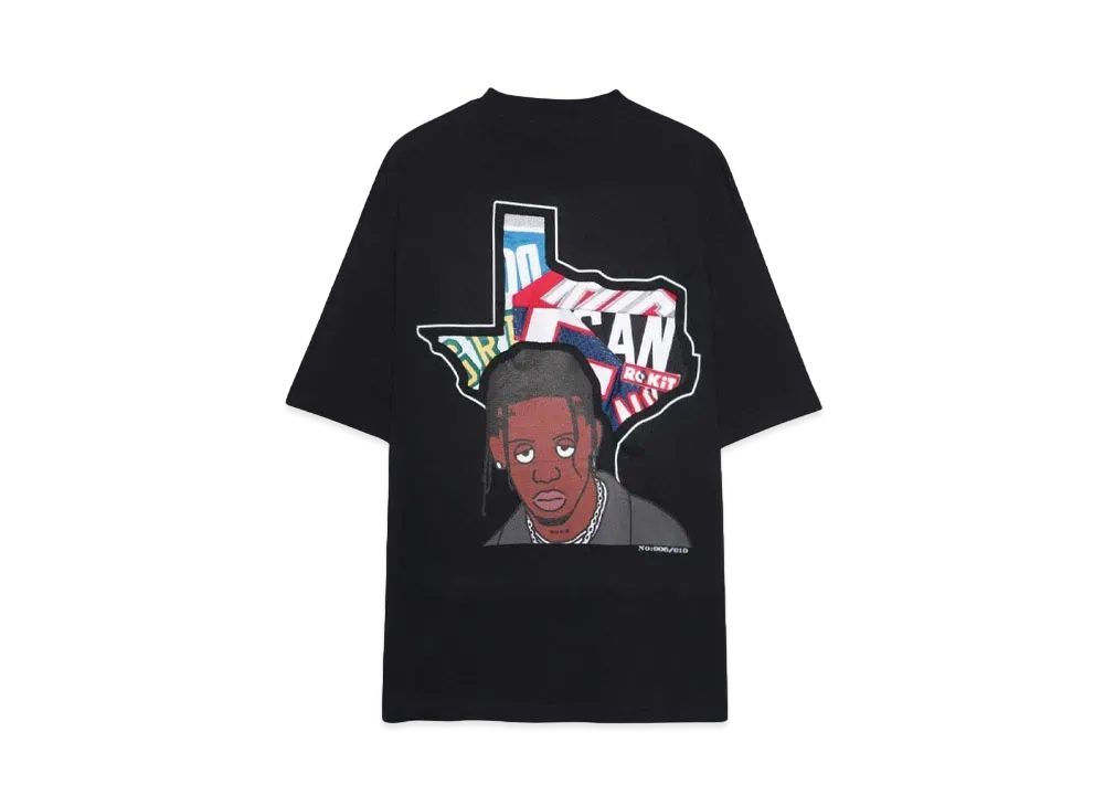 RISA x CIVIATELIER TEXAS LA FLAME TEE -006/010- "BLACK"