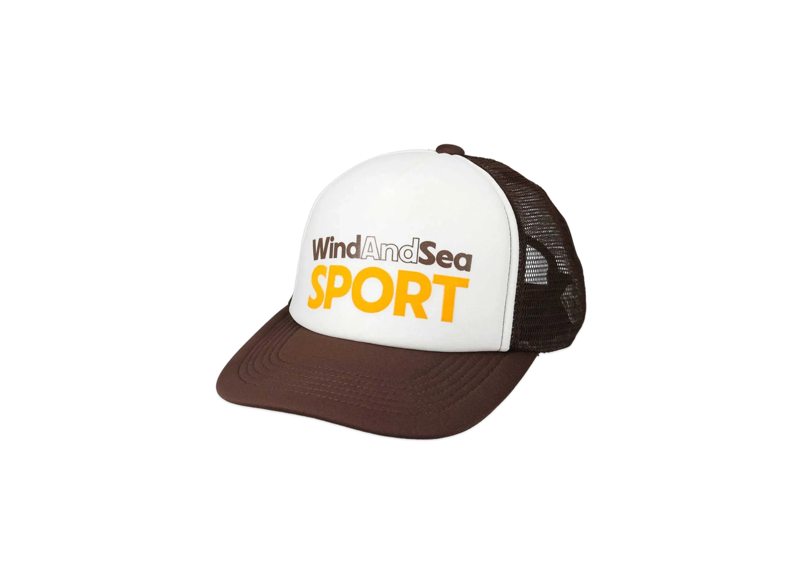 WIND AND SEA Sport Logo Mesh Cap "Brown"