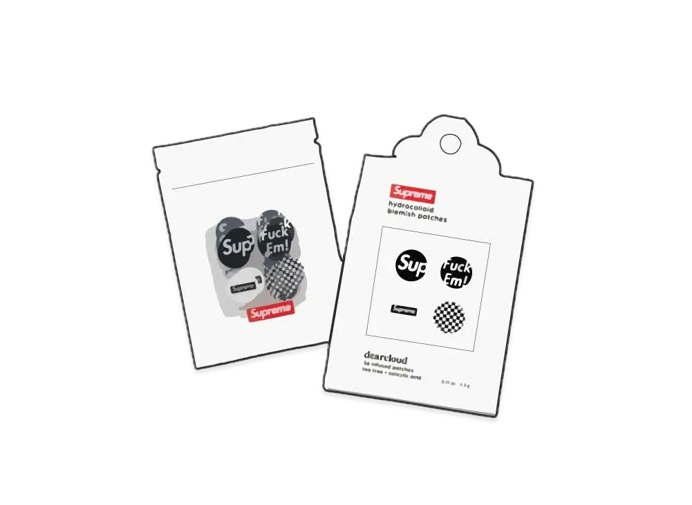 Supreme x Dearcloud Blemish Patches (36 Pack) "Black"