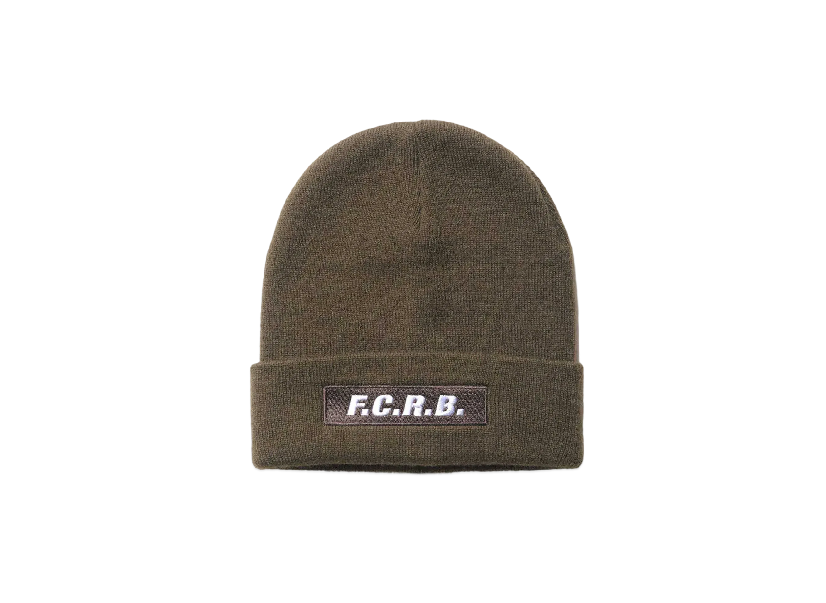 F.C.Real Bristol Embroidery Logo Beanie "Khaki"