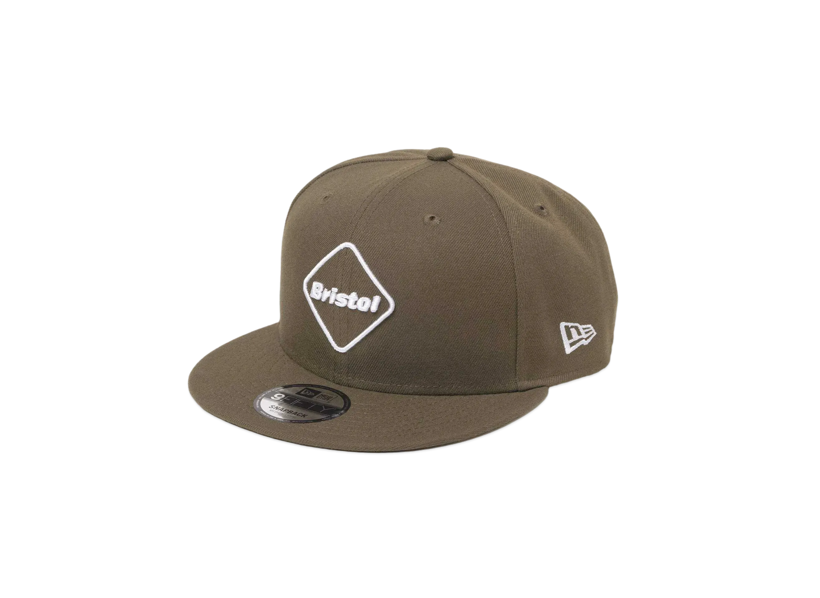 F.C.Real Bristol x New Era Emblem 9Fifty Snapback Cap "Khaki"