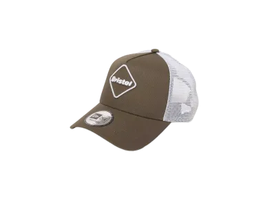 F.C.Real Bristol x New Era 9Forty A-frame Mesh Cap "Khaki"