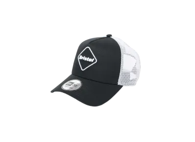 F.C.Real Bristol x New Era 9Forty A-frame Mesh Cap "Black/White"