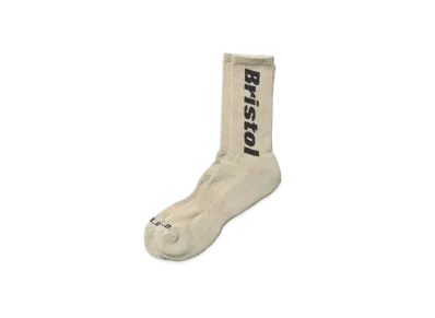 F.C.Real Bristol Authentic Logo Regular Socks "Beige"