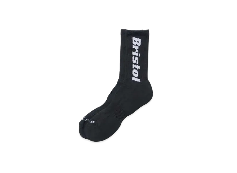 F.C.Real Bristol Authentic Logo Regular Socks "Black"