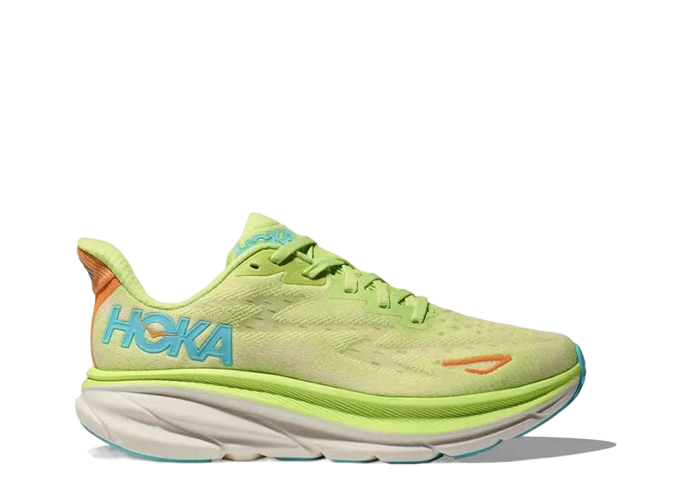 ホカ ウィメンズ クリフトン9 "レタス/ソーラーフレイム"