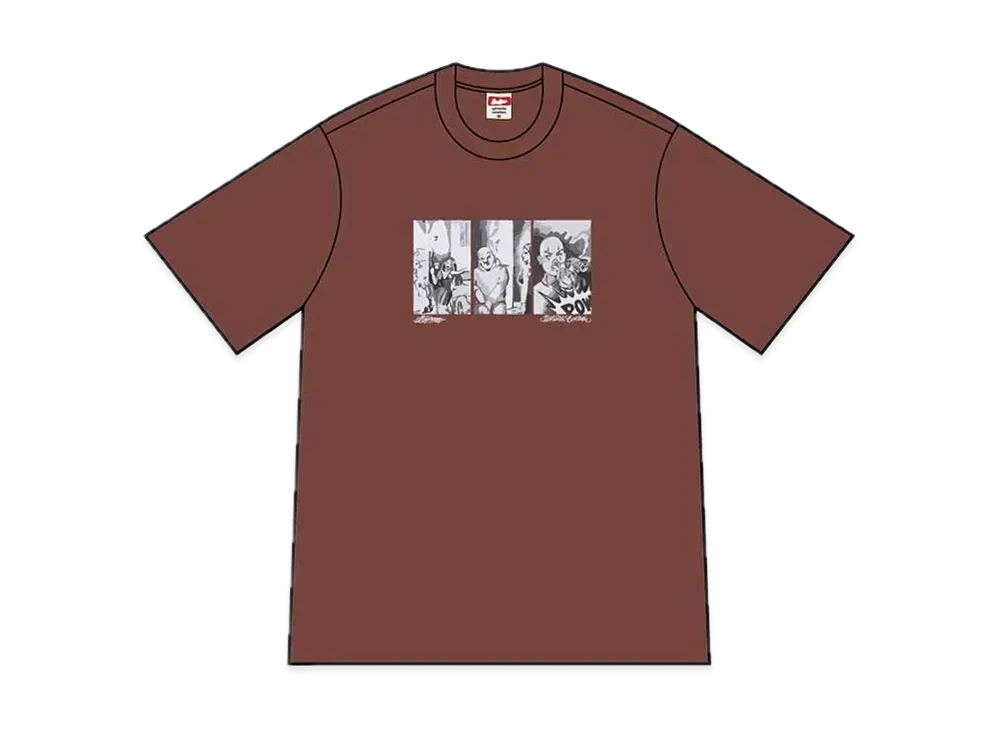 Supreme Mister Cartoon Pow Tee "Brown"