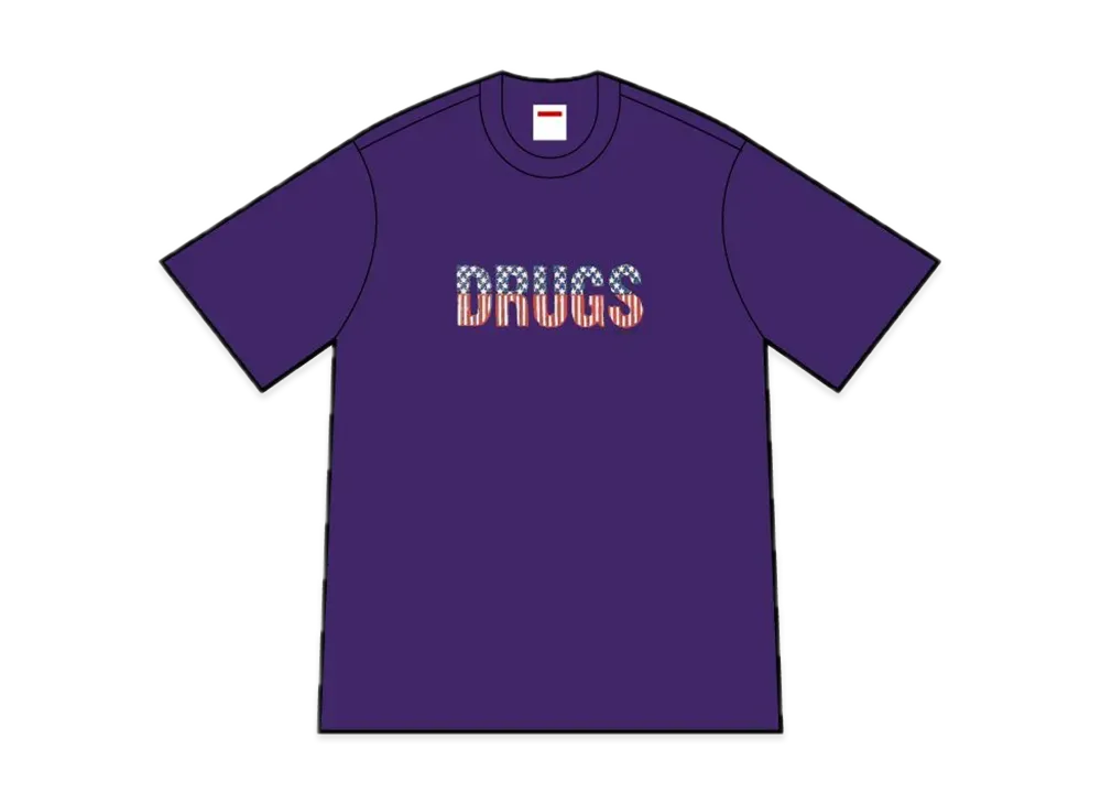 Supreme Drugs Tee "Purple"