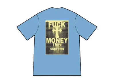 Supreme Fuck Money Tee "Bright Blue"