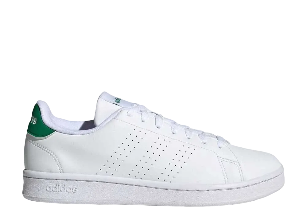 アディダス アドバンコート "フットウェアホワイト/グリーン"