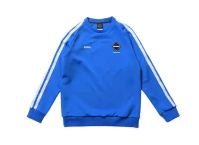 F.C.Real Bristol Training Track Crewneck Top (Kids) "Blue"