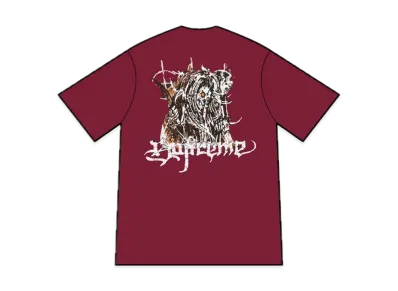 Supreme Satan Tee "Cardinal"