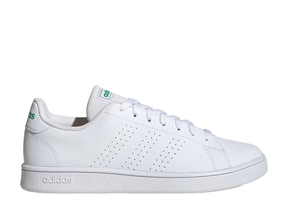 adidas Advancourt Base Lifestyle "Footwear White/Green"
