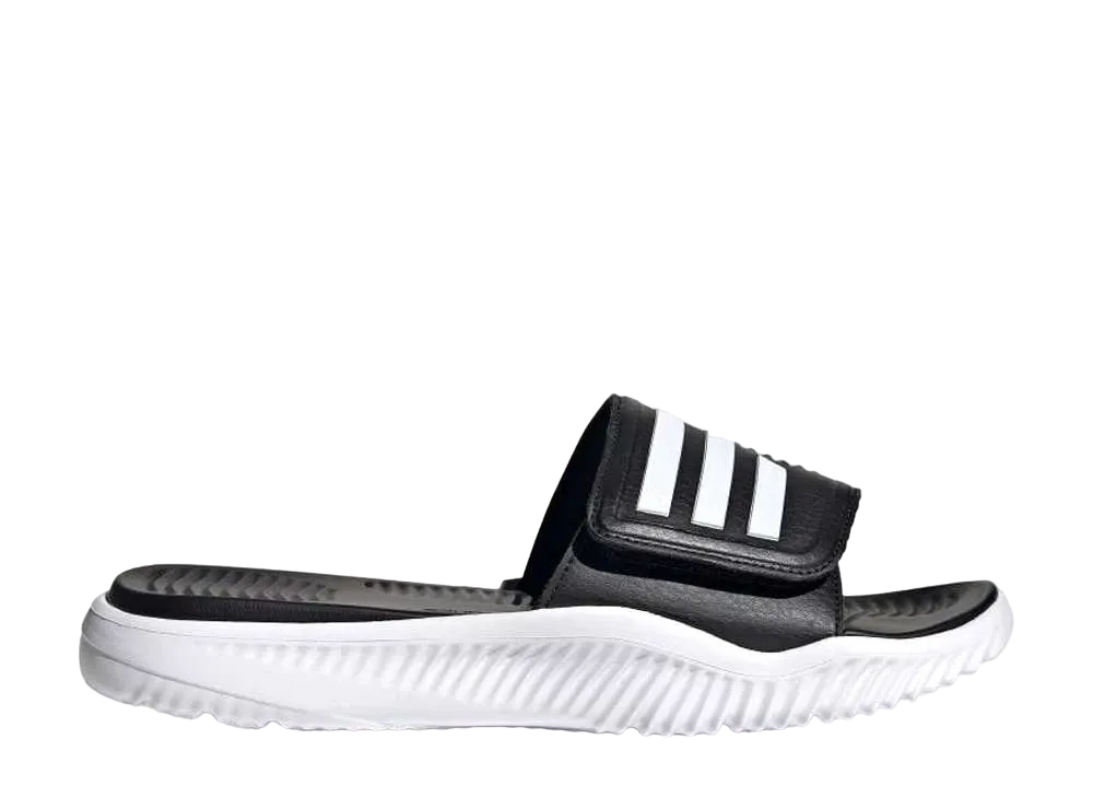 アディダス アルファバウンス スライド "コアブラック/フットウェアホワイト"