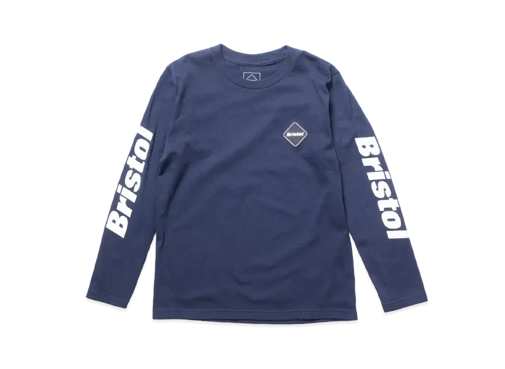 F.C.Real Bristol Authentic Logo L/S Tee (Kids) "Navy"