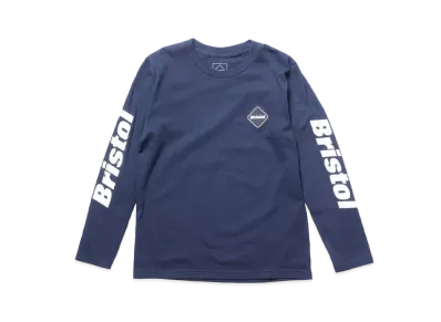 F.C.Real Bristol Authentic Logo L/S Tee (Kids) "Navy"