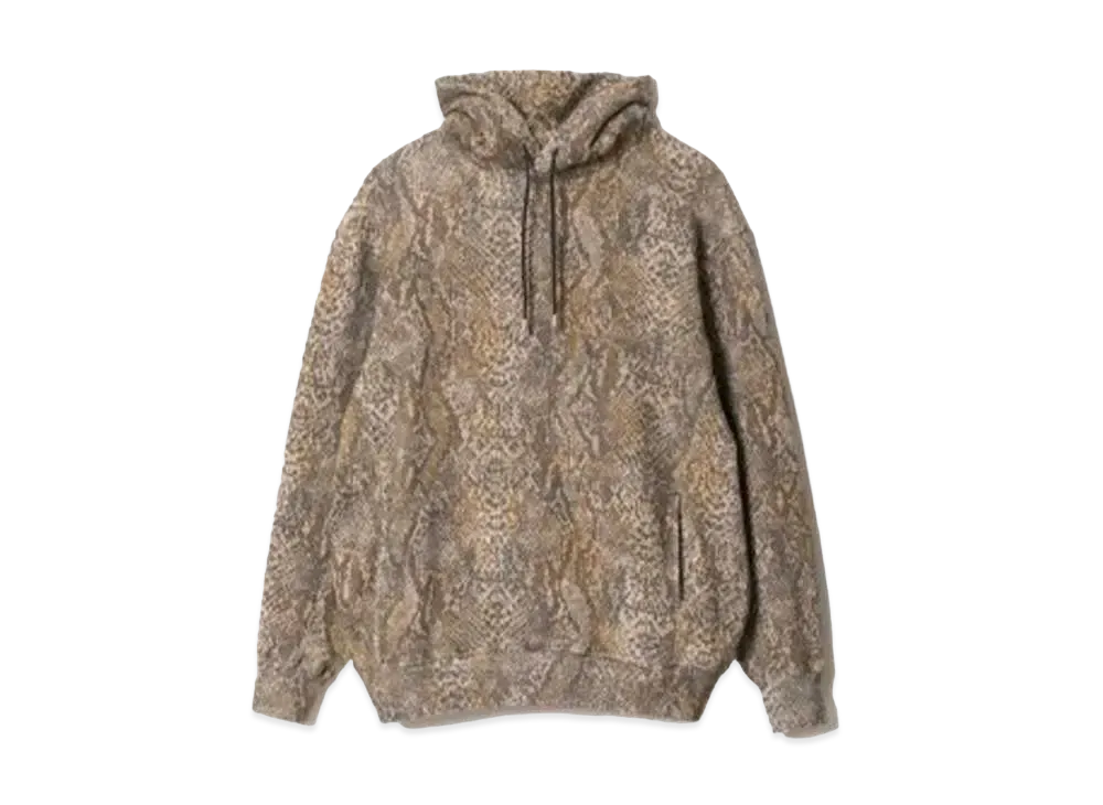 beautiful people Yak Sweat Python Pt Pullover Parka "Beige"