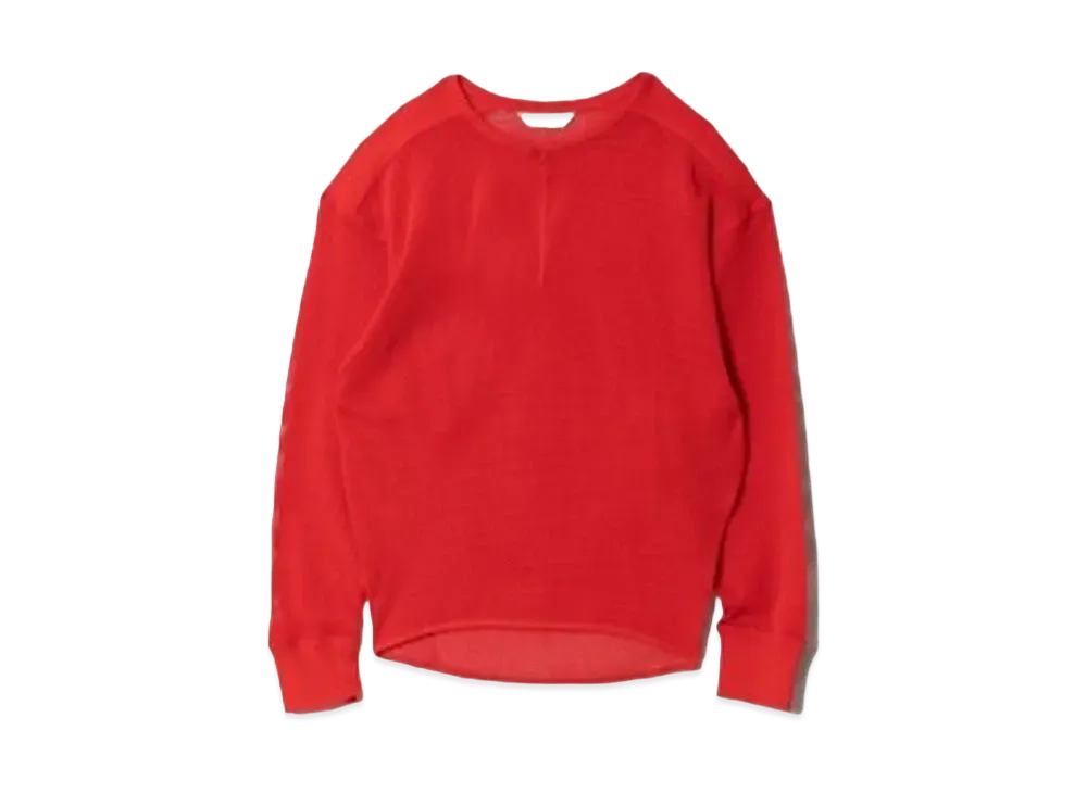 beautiful people Wool Mesh Jersey Military Top "Red"