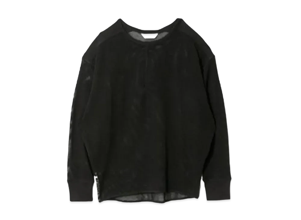 beautiful people Wool Mesh Jersey Military Top "Black"