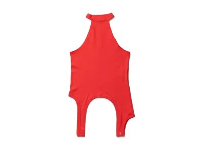 beautiful people Double-End Cotton Wool Mesh Tank Top "Red"