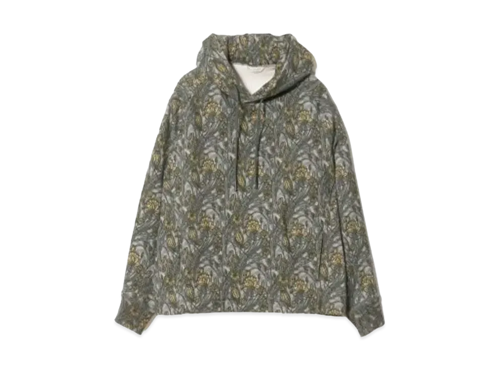 beautiful people Cacao Print Sweat Structural Parka "Yellow"