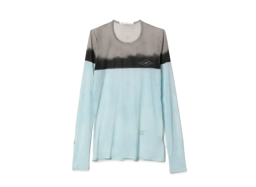 beautiful people Sheer Surf Printed Jersey Crew Neck Top "Mint"