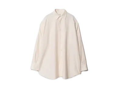 beautiful people Finx Typewriter Big Tuck Over Shirt "Ecru"