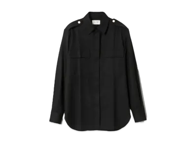beautiful people Logo Fresco Regular Collar Shirt "Navy"