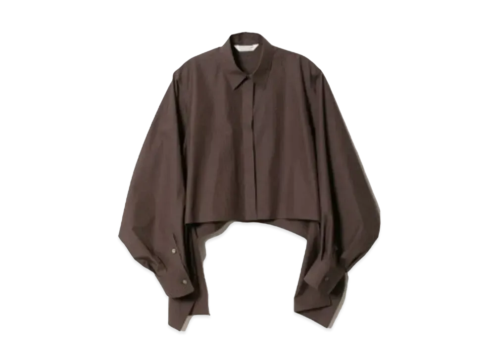 beautiful people Double-End Finx Type Writer Shirt Blouse "Brown"