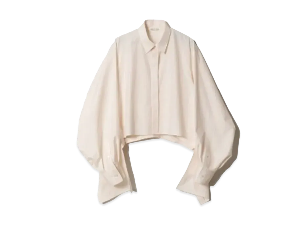 beautiful people Double-End Finx Type Writer Shirt Blouse "Ecru"