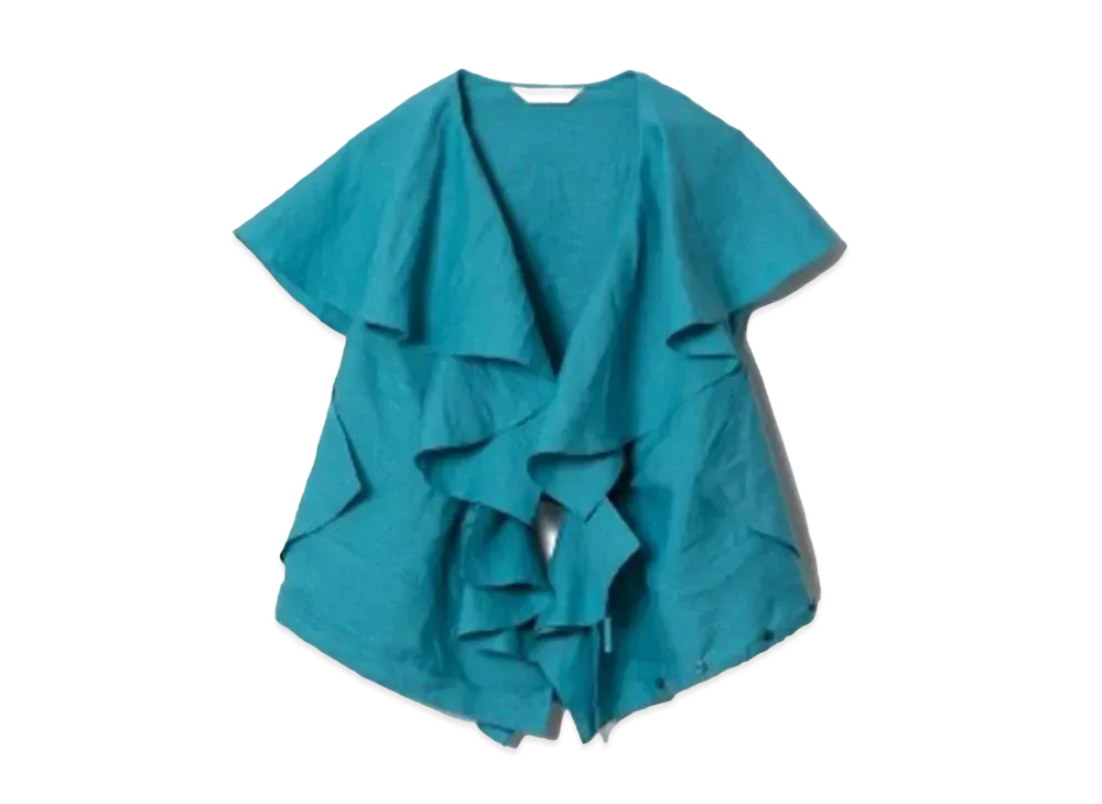 beautiful people Double-End Bed Linen Cloth Raffle Blouse "Blue"
