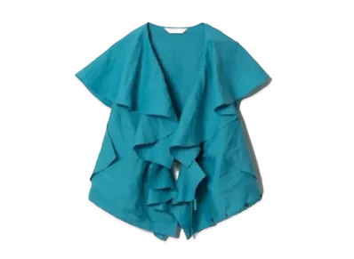 beautiful people Double-End Bed Linen Cloth Raffle Blouse "Blue"