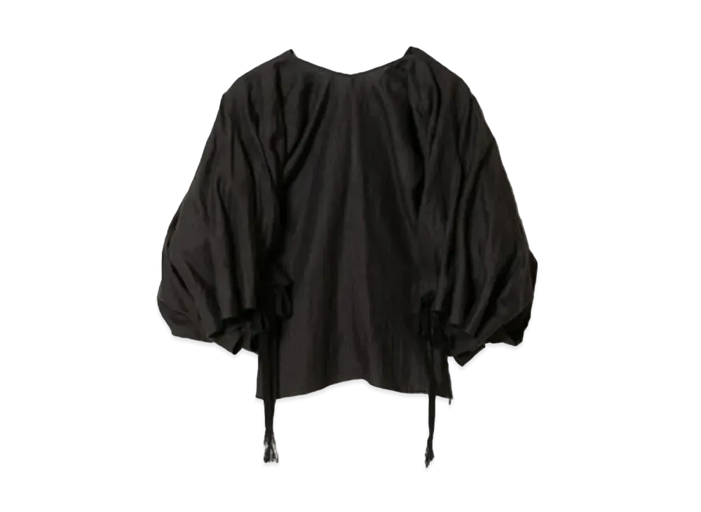 beautiful people Bed Linen Cloth Zigo Sleeve Blouse "Black"
