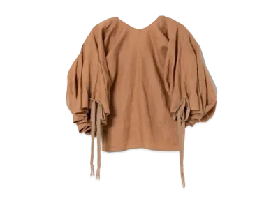 beautiful people Bed Linen Cloth Zigo Sleeve Blouse "Camel"