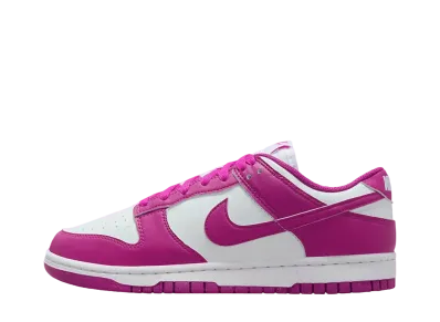 ナイキ ウィメンズ ダンク ロー ネクストネイチャー "ホワイト/ホットフューシャ"