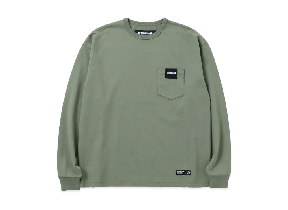 NEIGHBORHOOD Classic-P Crewneck LS "Olive Drab"