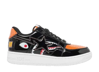 A BATHING APE®︎ BAPE STA Bapesta Low "Mad Shark/Black"
