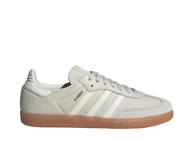 adidas Women's Samba OG "Aluminium/Chalk White/Wonder Beige"