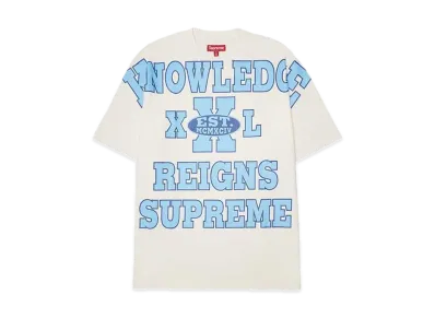 Supreme Overprint Knowledge S/S Top "Cream"