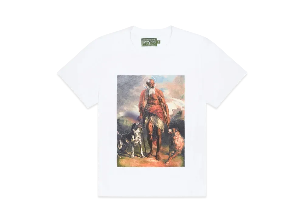 DENIM TEARS Black Lazarus Tee "White"