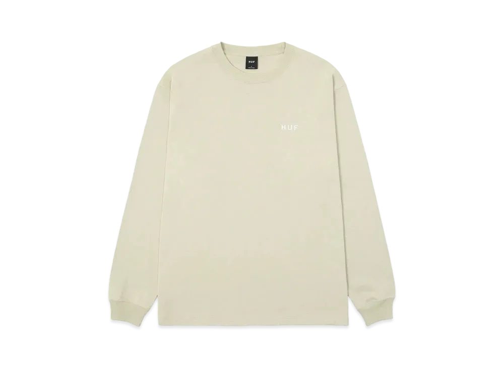 HUF OG Logo Long Sleeve Tee "Putty"