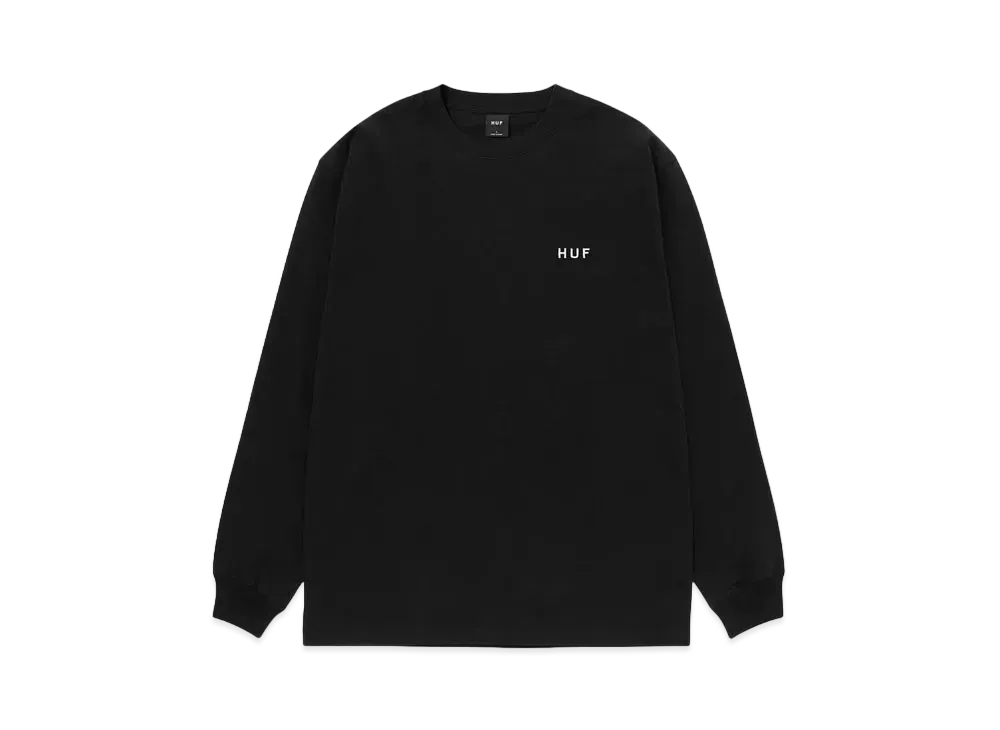 HUF OG Logo Long Sleeve Tee "Black"
