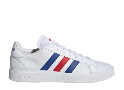 adidas Grandcourt TD Lifestyle Court Casual "Footwear White/Team Royal Blue/Vivid Red"