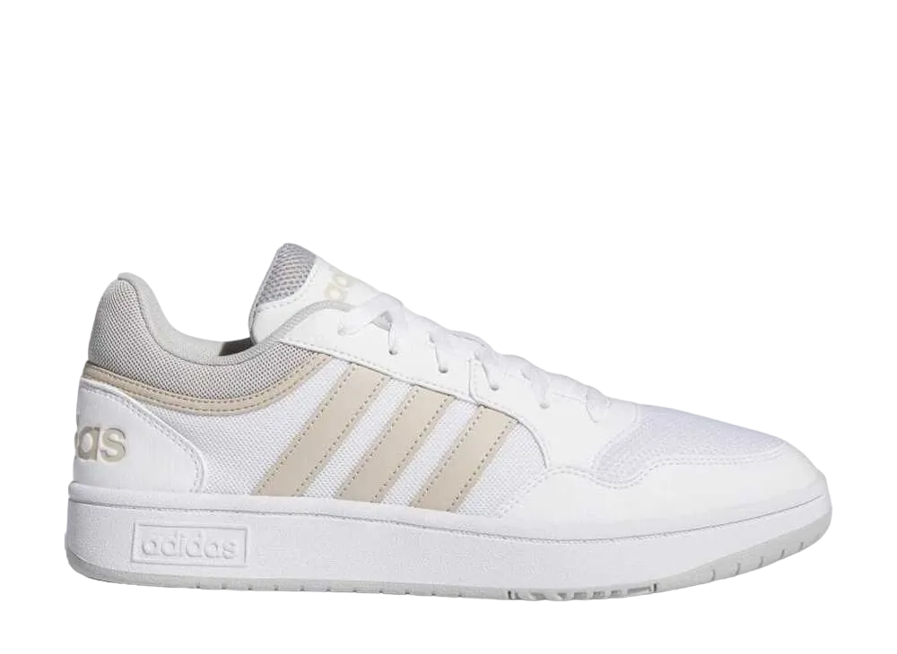 アディダス フープス3.0 サマー "フットウェアホワイト/ワンダーベージュ/グレーツー"